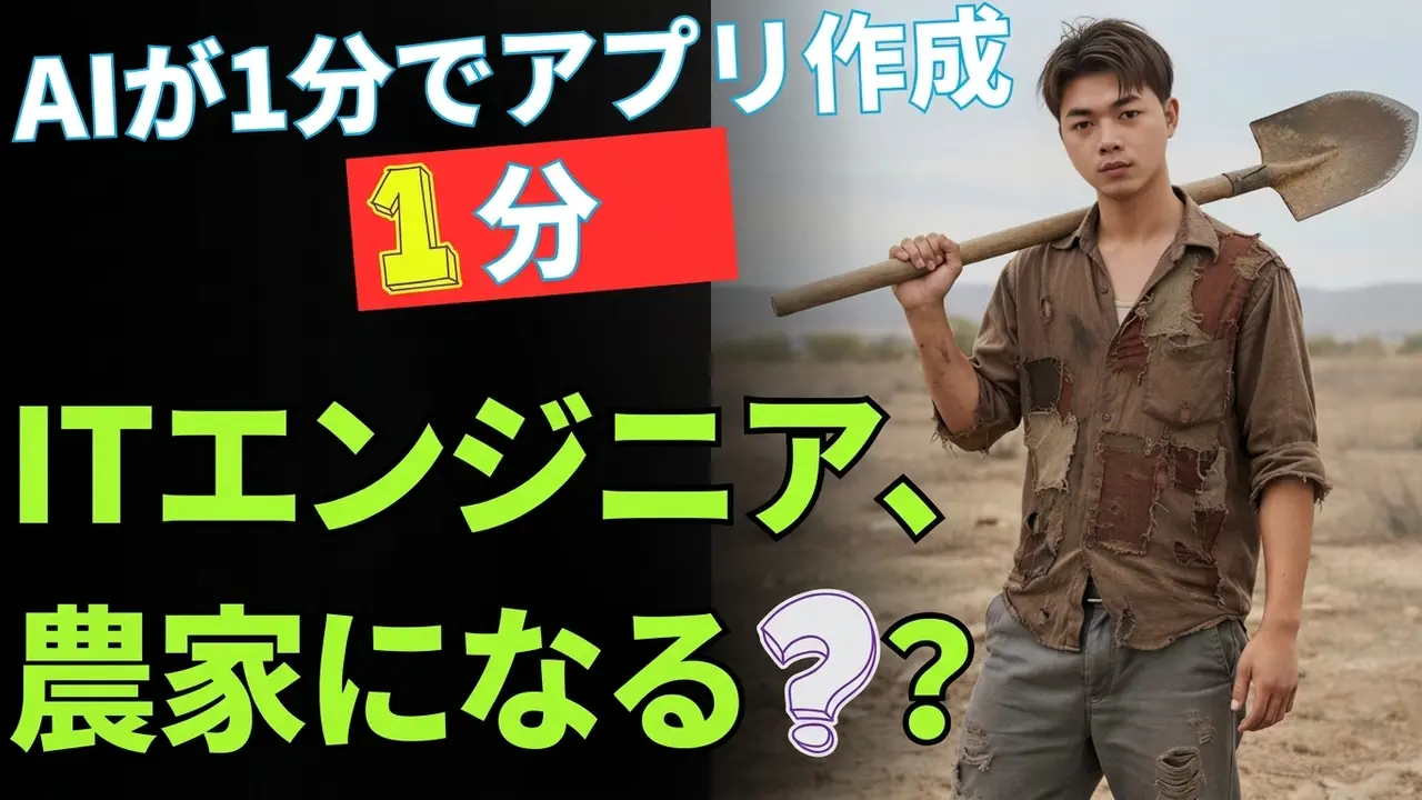 プログラミング知識不要！AIを使って1分で超簡単にアプリを作成