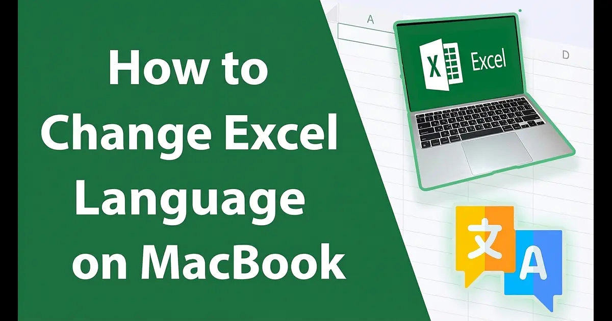 Guide to Quickly Change Excel Language on MacBook to English | YutoIT Blog
