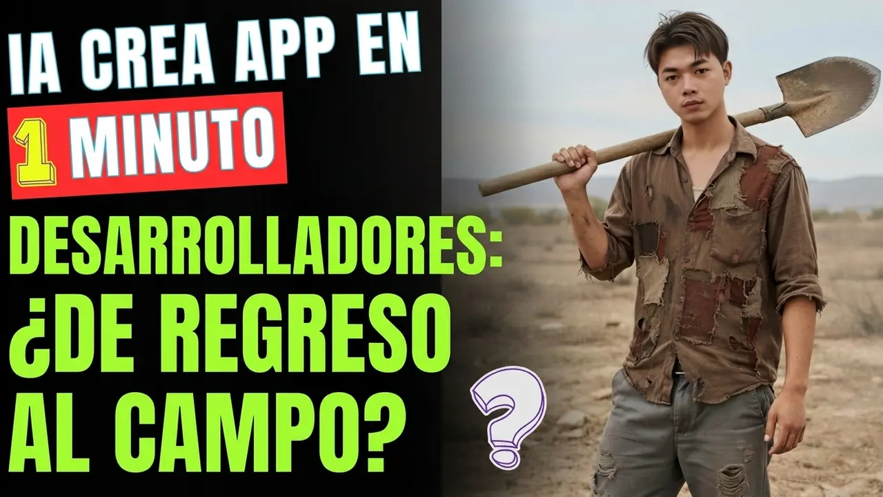 Crea una app con IA en 1 minuto sin saber programar