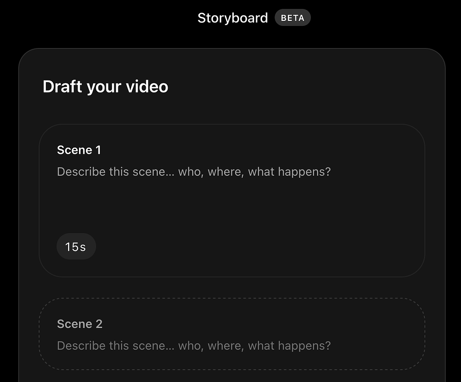 article-files/82/2025-11-26-00-20-42-29cb.png Sora 2 Pro Storyboardで25秒の超滑らかな動画を作成