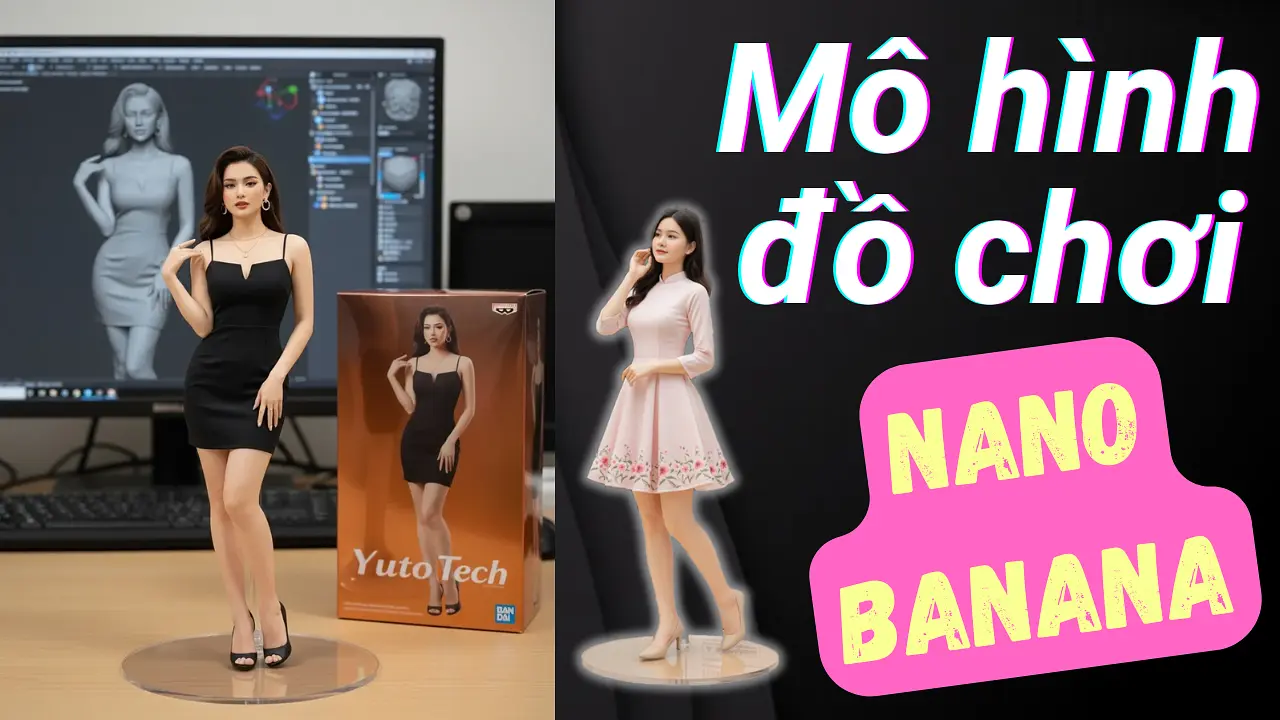 Hướng dẫn tạo mô hình đồ chơi (figure) của bản thân bằng Nano Banana