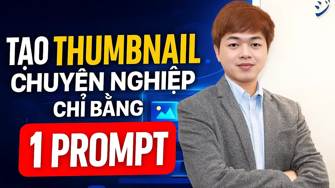 Cách tạo thumbnail YouTube, blog chỉ với 1 prompt duy nhất trên ChatGPT
