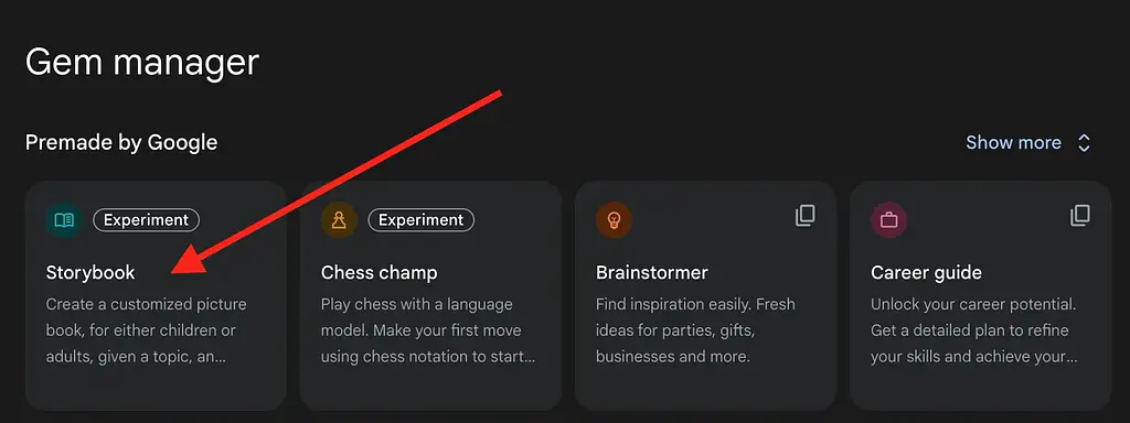 Crear cómics con IA gratis usando la función Storybook de Gemini