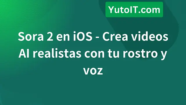 Usa la app Sora para crear videos AI con tu rostro y voz