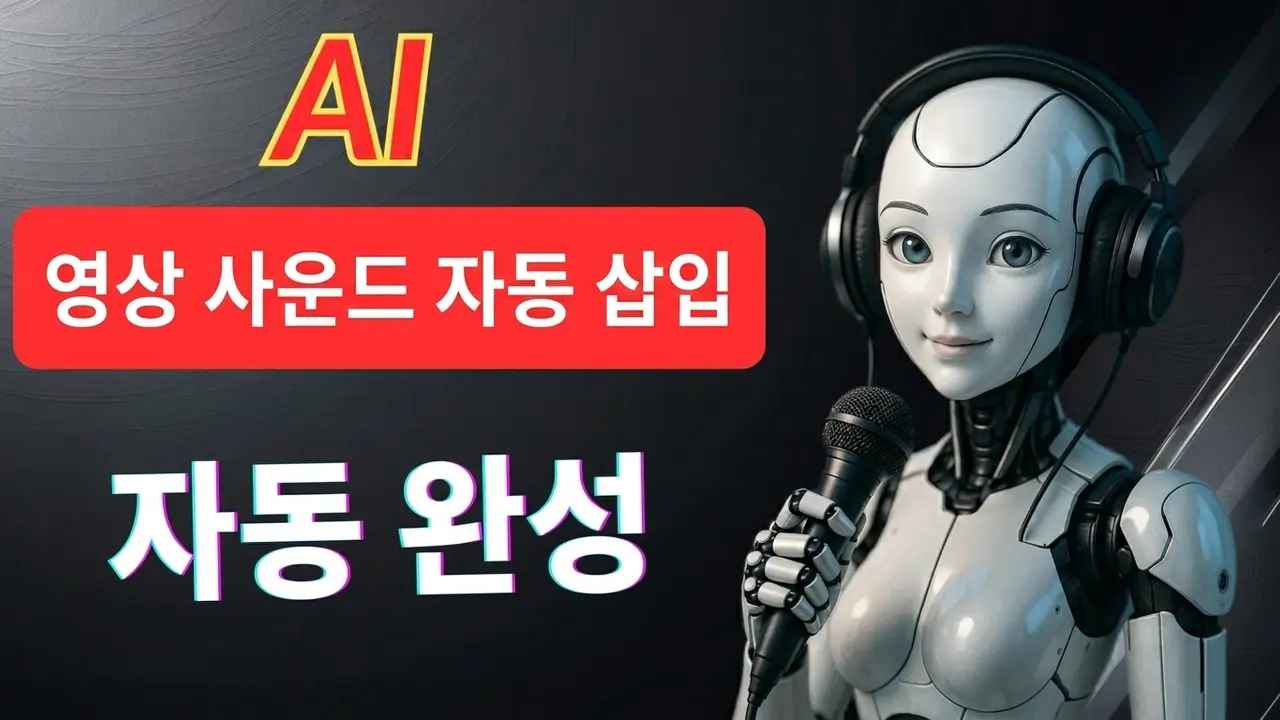 단 몇 초 만에 AI로 동영상 사운드 자동 생성하기