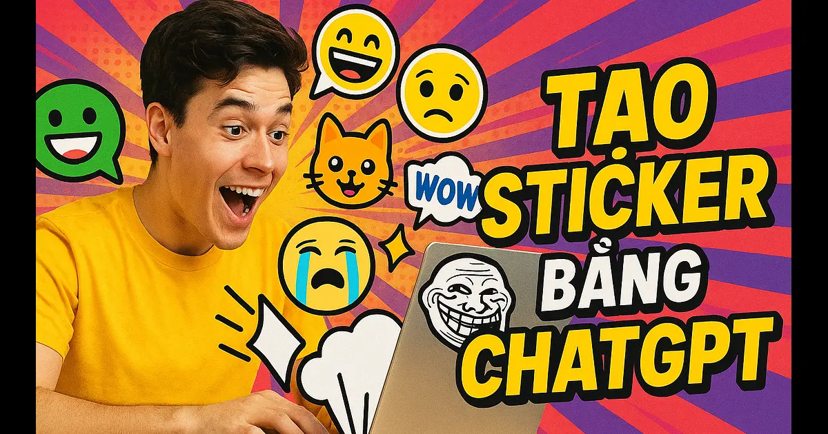Tạo sticker các nhân hóa bằng ChatGPT cực đẹp | YutoIT Blog
