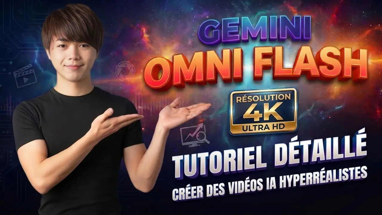Guide pour créer une vidéo IA 4K avec Gemini Omni Flash sur Google Flow
