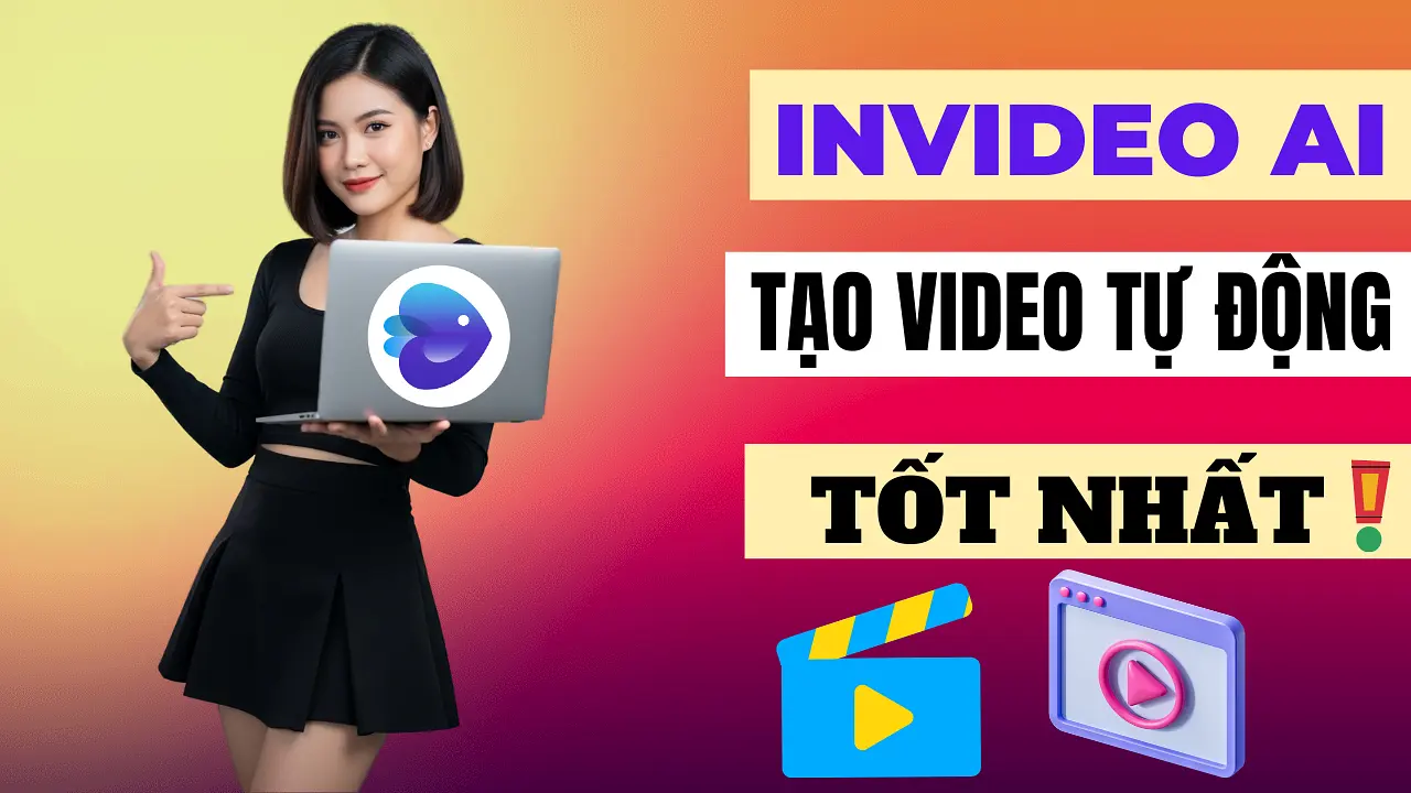 Tạo video tự động chuyên nghiệp miễn phí với Invideo AI