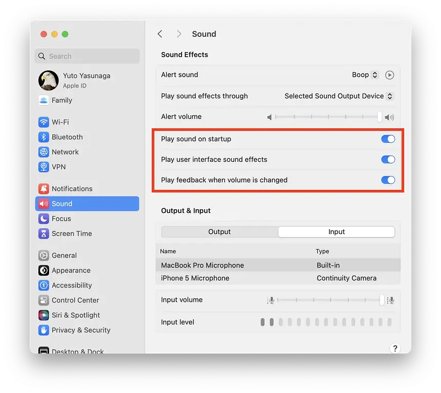 Cách bật tắt âm thanh hệ thống trên MacBook