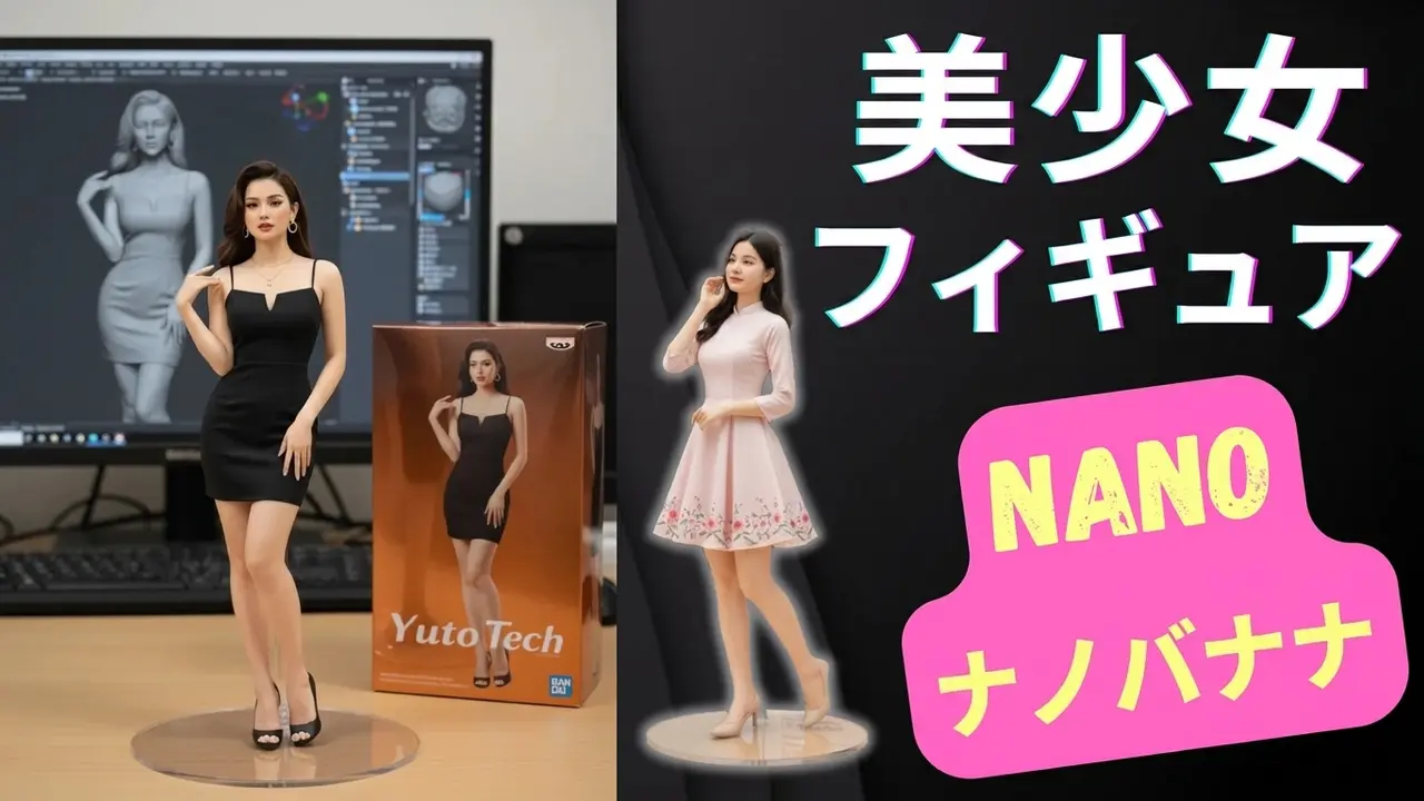 Nano Bananaで自分自身のフィギュアを作成する方法ガイド