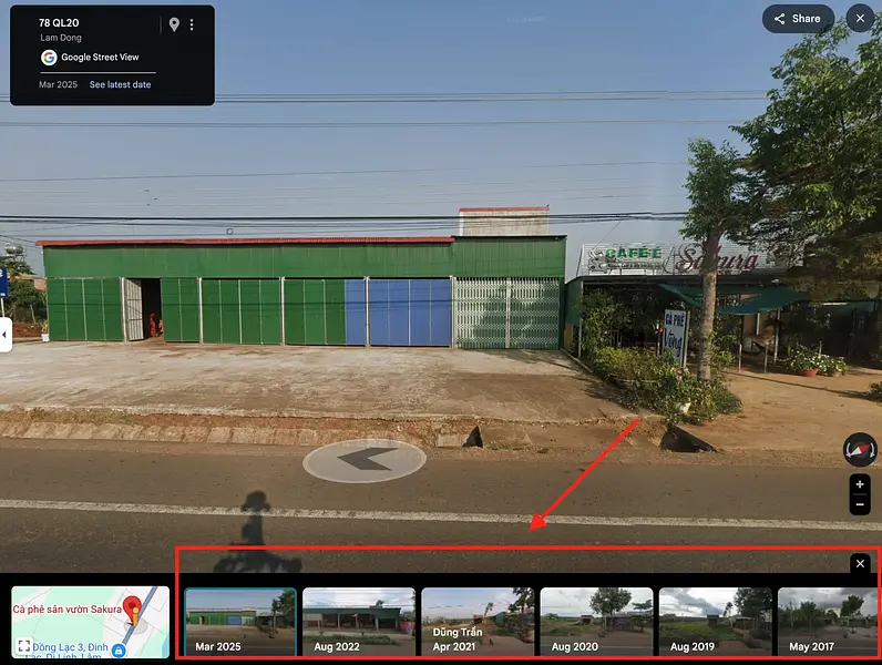 Hướng dẫn chi tiết cách xem lại ảnh nhà cũ, địa điểm xưa trên Google Maps