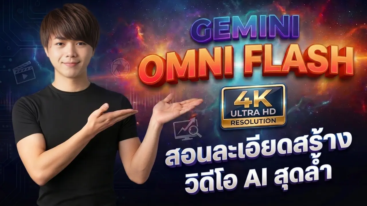 คู่มือสร้างวิดีโอ AI 4K ด้วย Gemini Omni Flash บน Google Flow