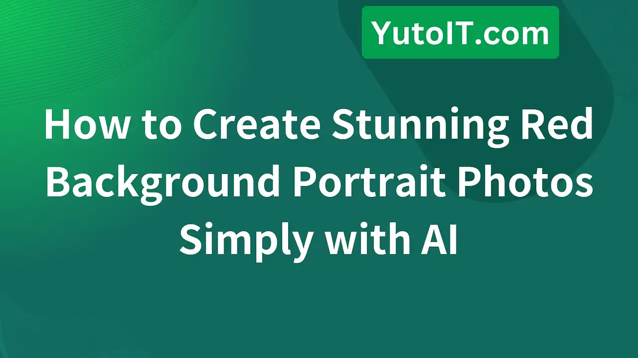 How to Create Artistic Portrait Photos Beautifully and Simply with AI