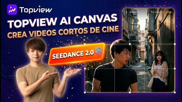 Cómo crear un cortometraje cinematográfico con IA con TopView Canvas y Seedance 2.0