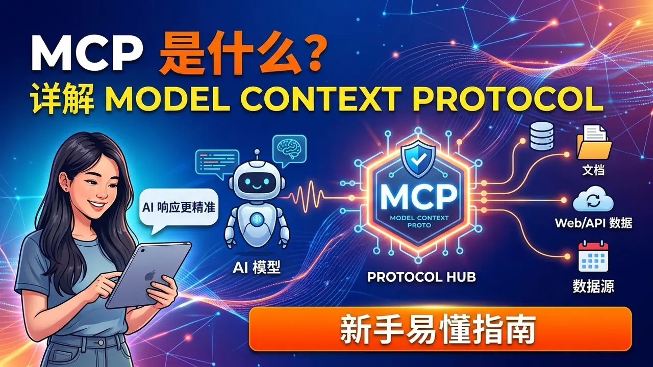 什么是 MCP？面向新手的 Model Context Protocol 易懂解析