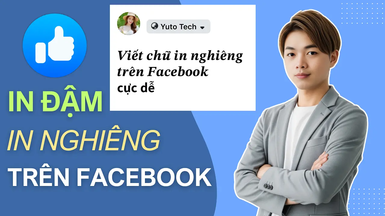 Cách viết chữ in đậm, in nghiêng, gạch chân trên Facebook cực dễ