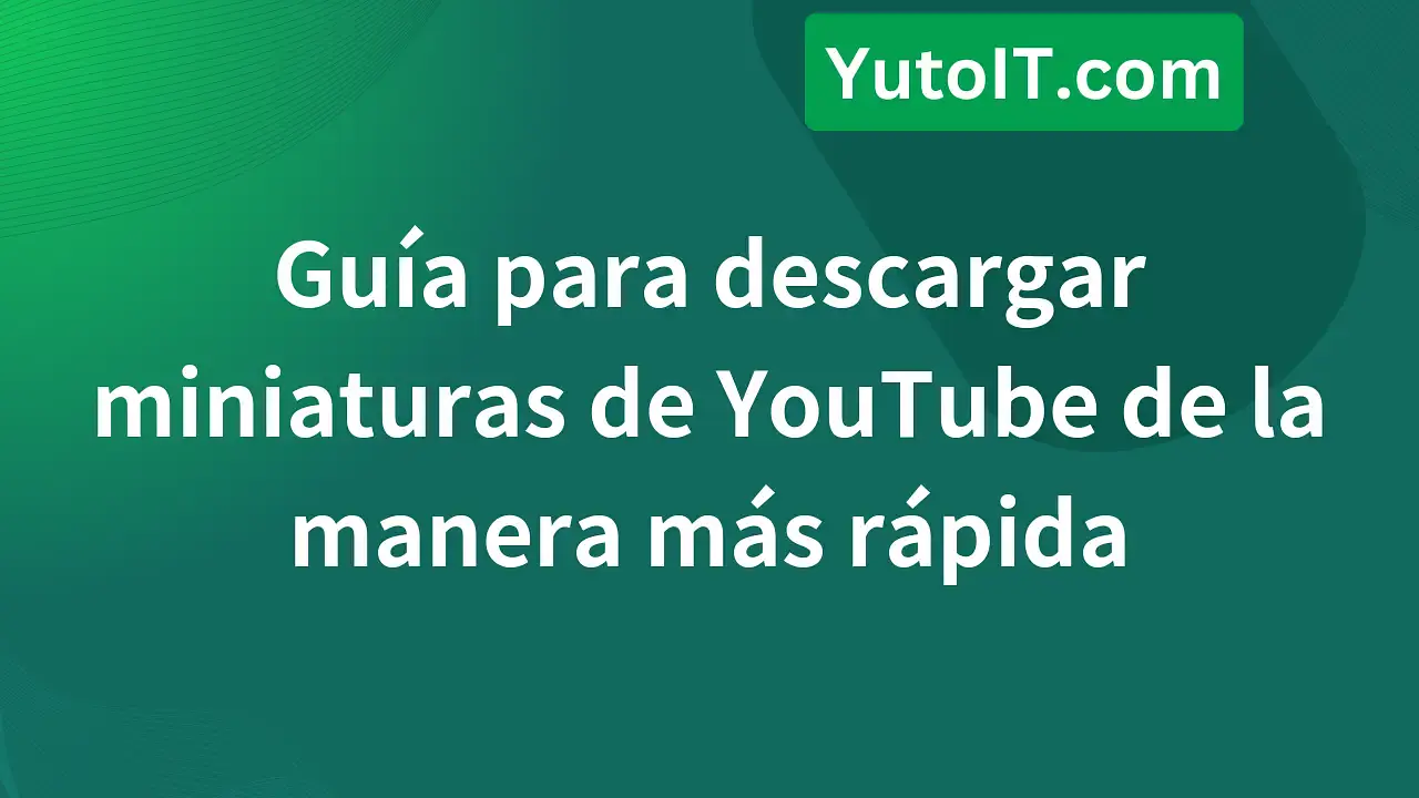 Cómo descargar miniaturas de YouTube rápidamente en SnapDownload.org