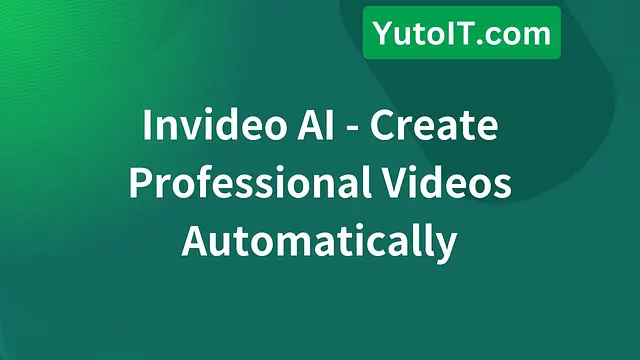 Invideo AI - Create Professional Videos Automatically