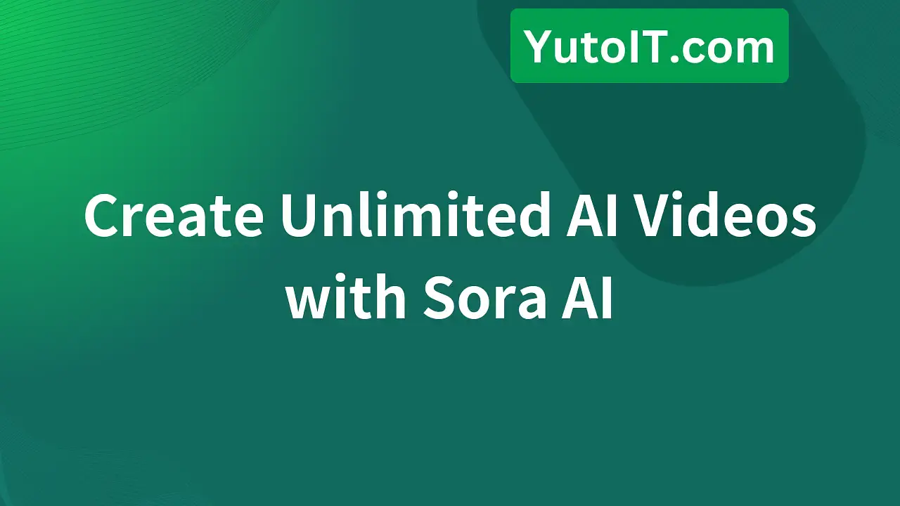 Great News: Create Unlimited Videos with Sora AI