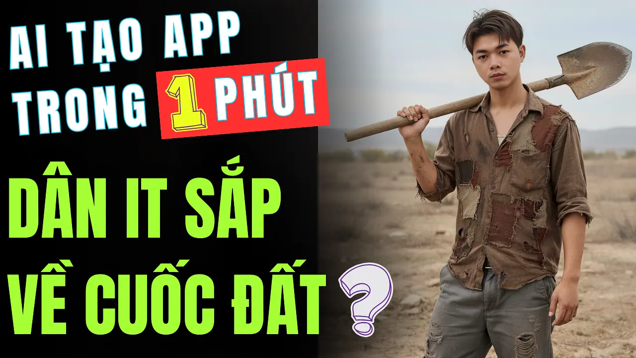Tạo app với AI cực dễ trong 1 phút mà không cần biết code